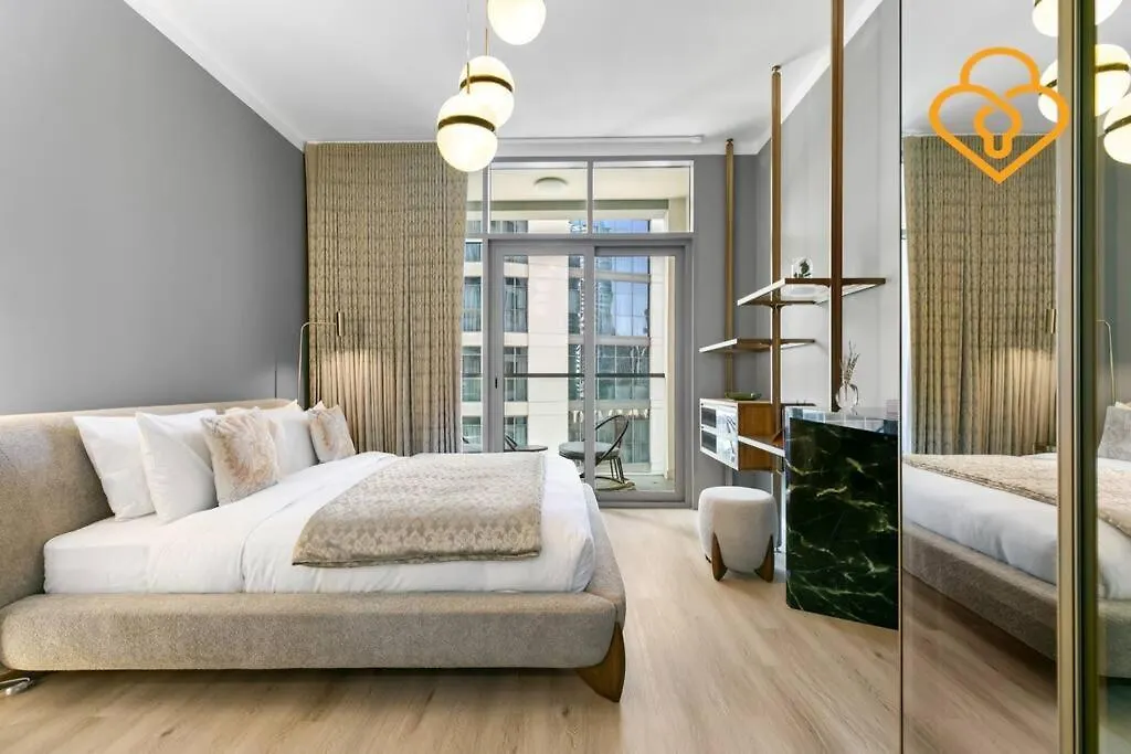 公寓 Keysplease Bellevue Tower Large 1 Bedroom With Burj Views, Downtown 迪拜