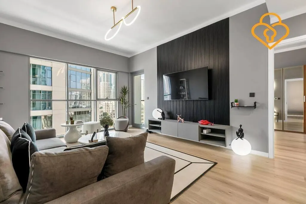 Keysplease Bellevue Tower Large 1 Bedroom With Burj Views, Downtown Dubai Lejlighed
